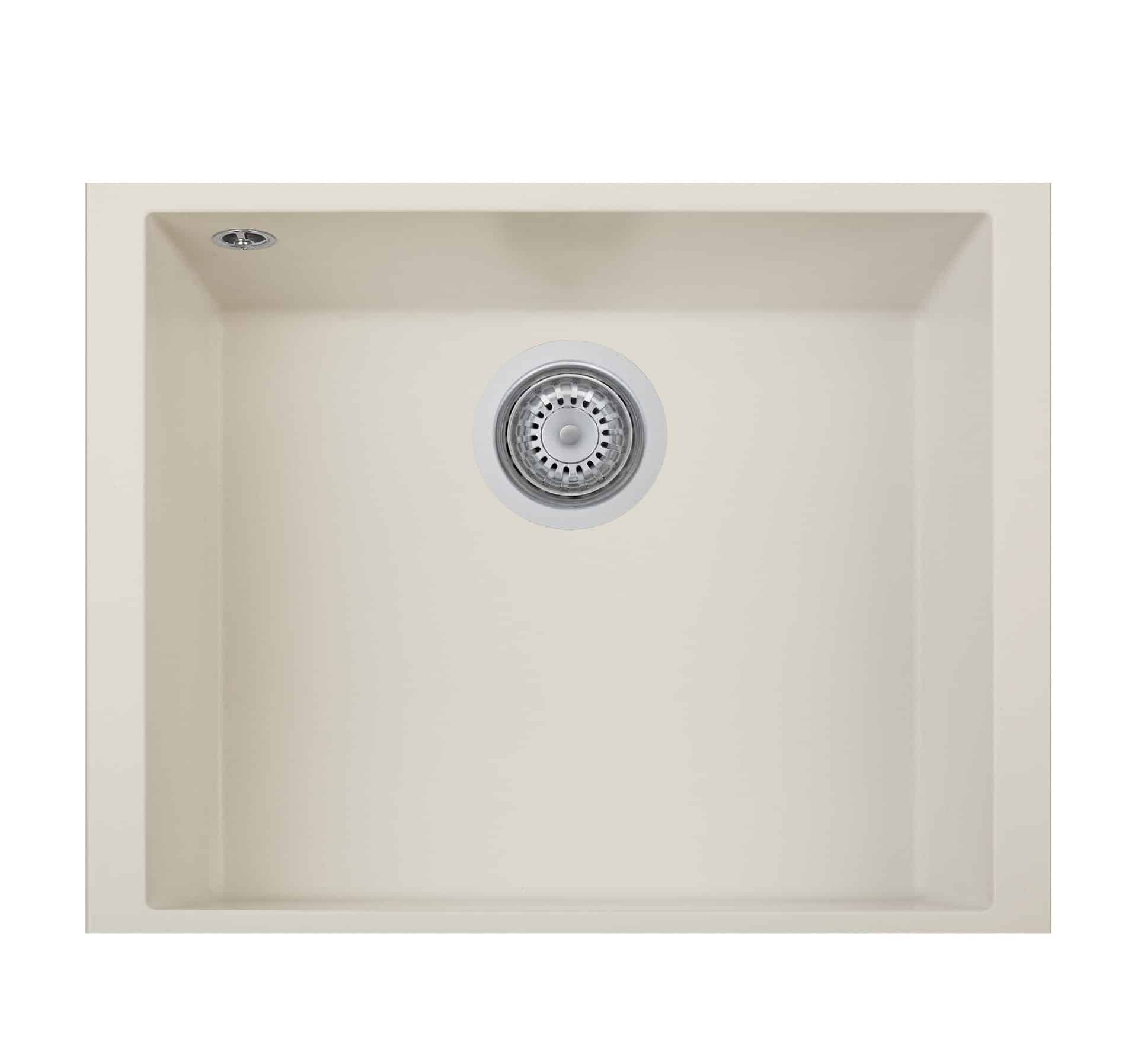 TELMA CUBE 5610 Single basin sink for undermount installation